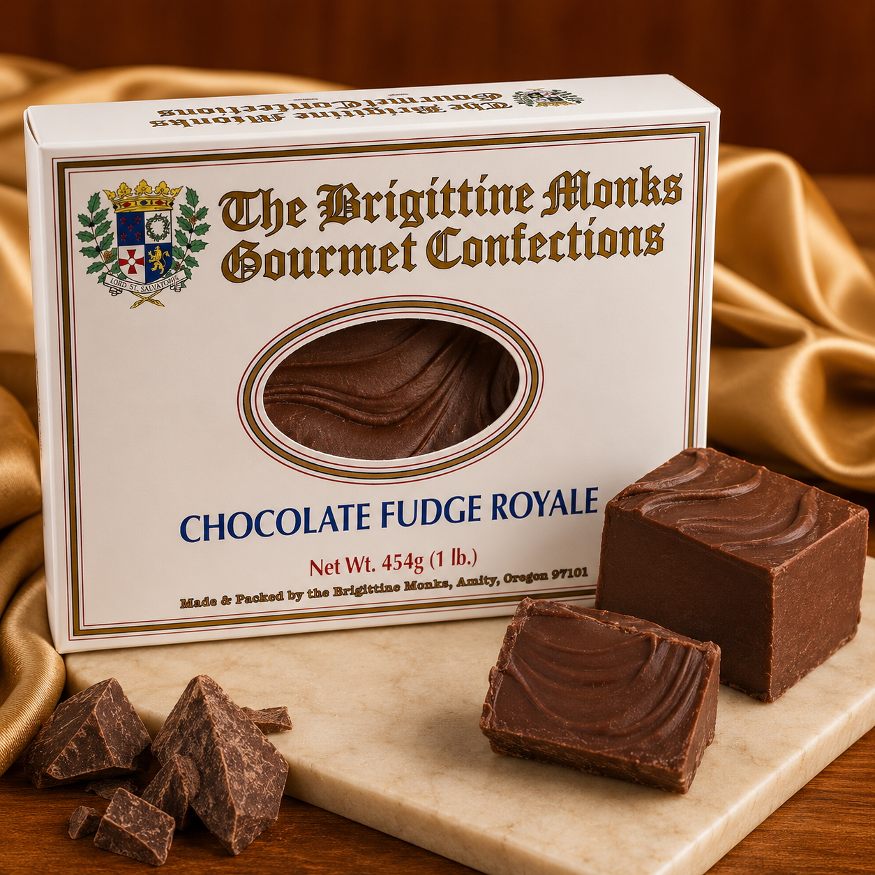 One pound of Famous Chocolate Fudge made by monks — Artisan